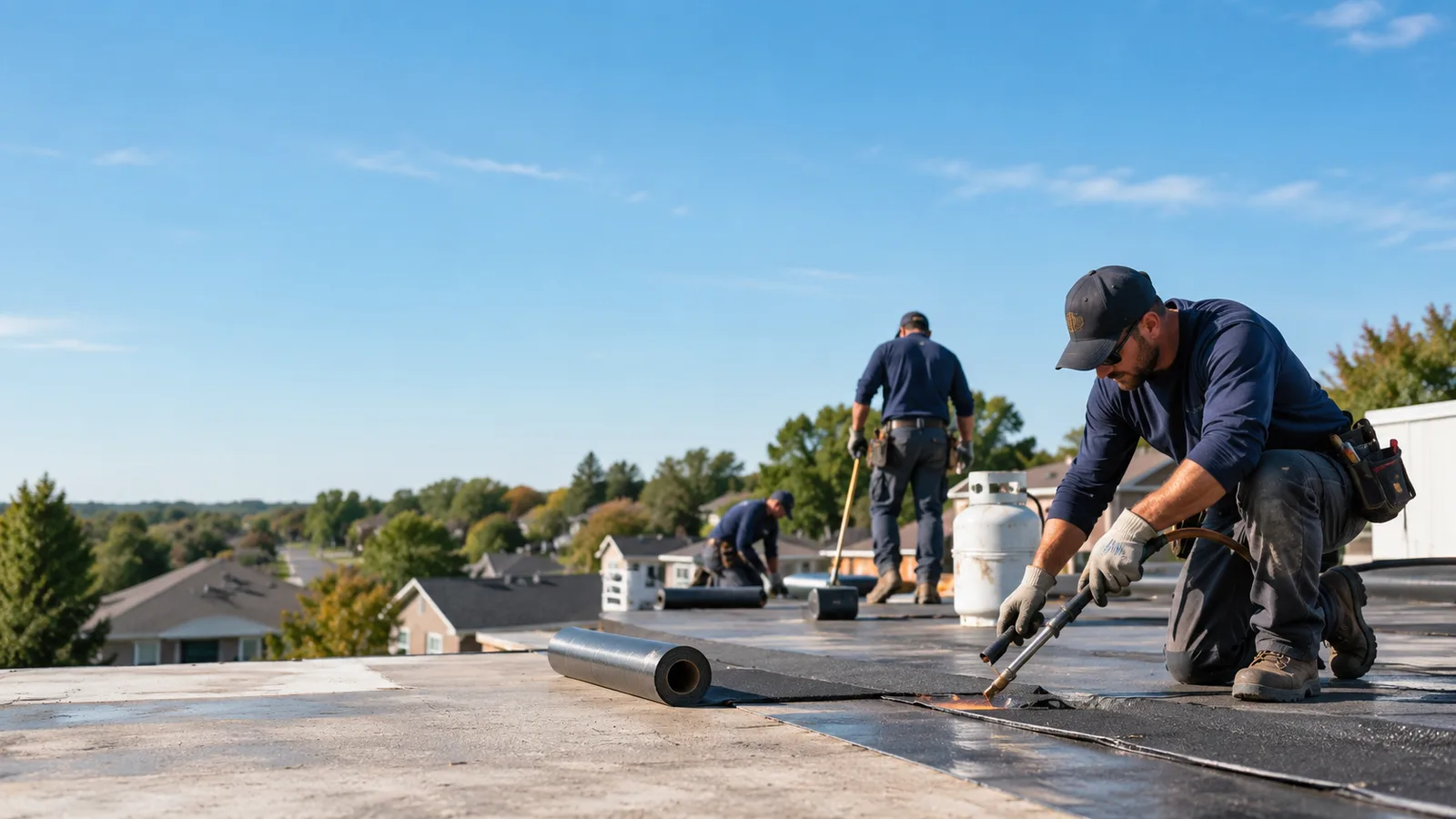 Flat Roof Leak Repair providers in Oaktown, IN